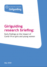 Girlguiding research briefing: Early findings on the impact of Covid-19 on girls and young women